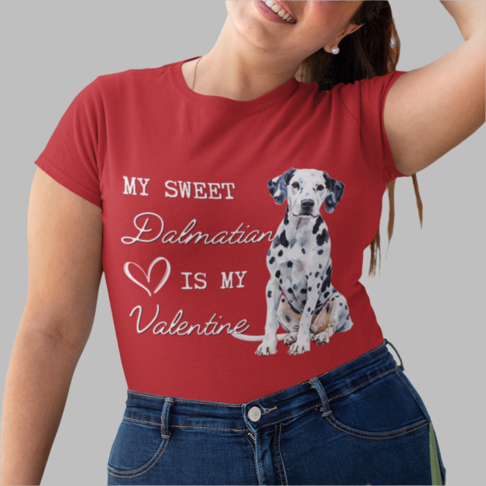 dalmatian tee plus size model