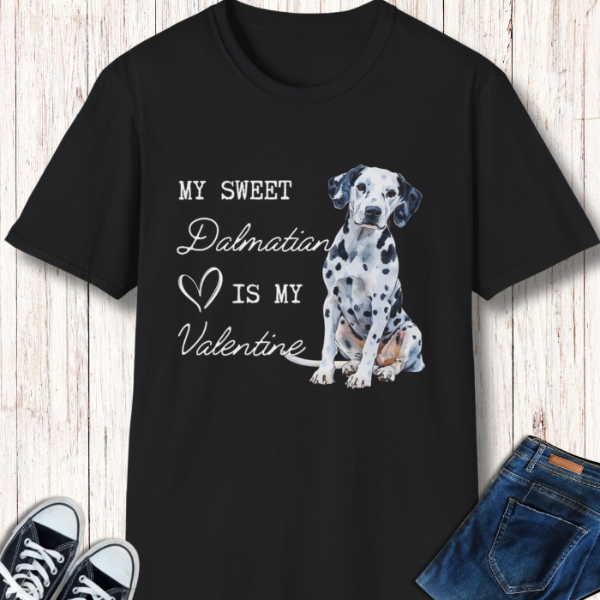 dalmatian tshirt valentine's day