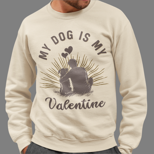 dog dad valentine sweater