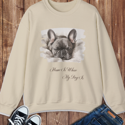 french bulldog sweater sand styling