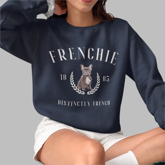 frenchie club sweater navy