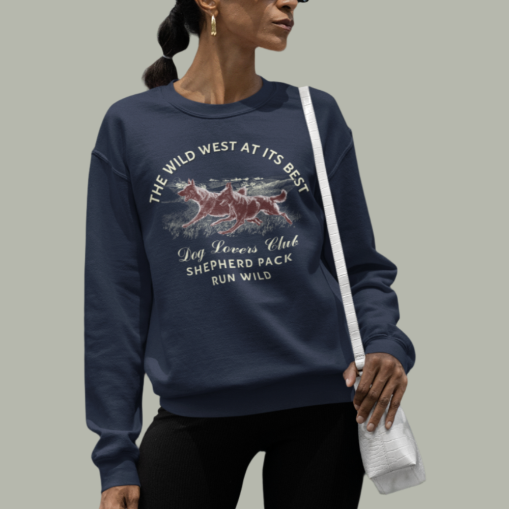 german shepherd club sweater navi