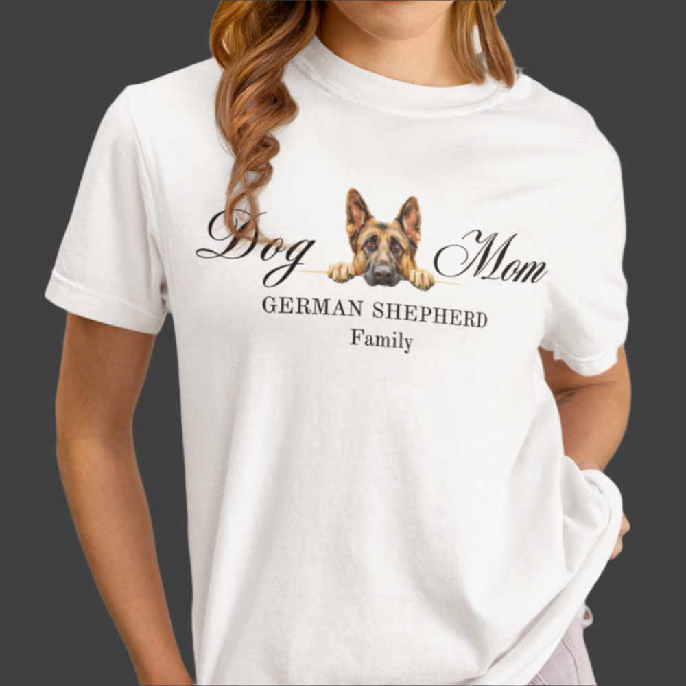 german shepherd dog mom t-shirt