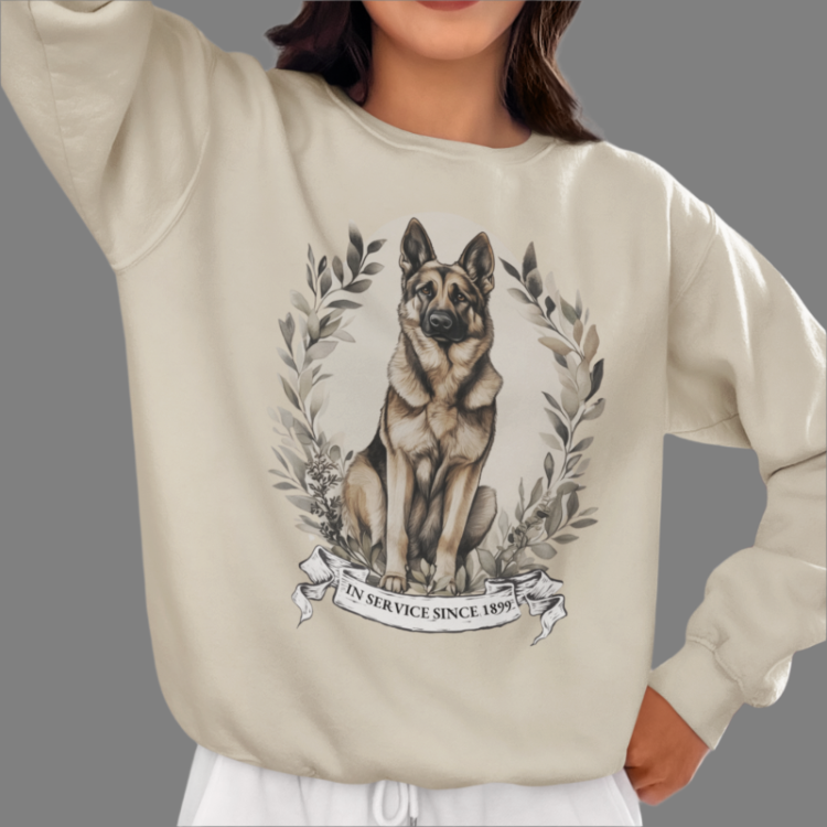 german shepherd club sweater