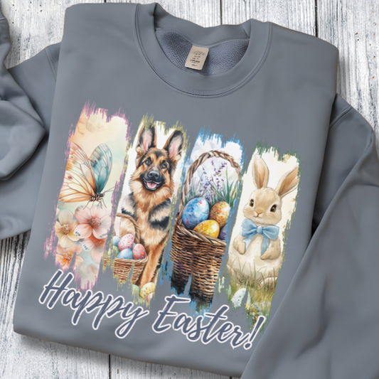 German Shepherd Dog Lover Easter Sweatshirt