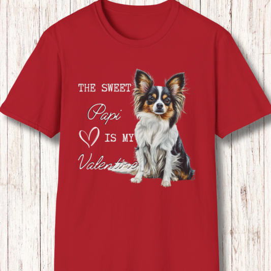 Papillon - The Sweet Papi is My Valentine - Shirt