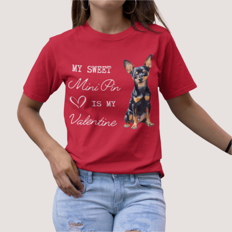 pini pinscher valentine's day shirt