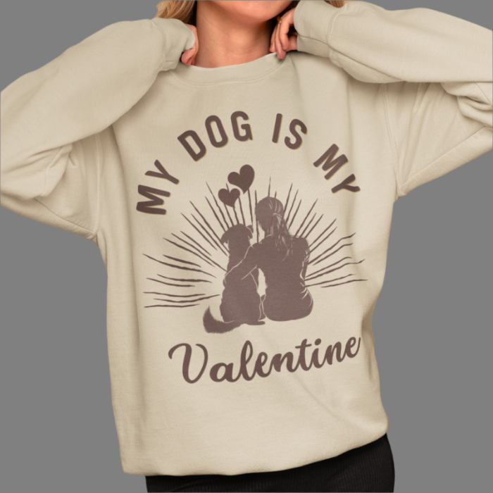 my dog my valentine dog mom sweater