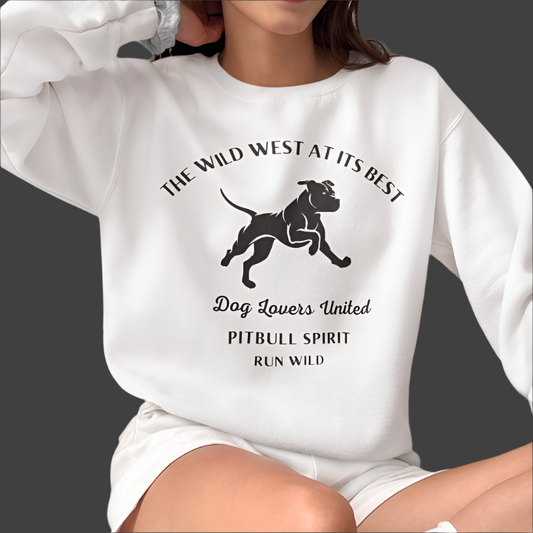 pitbull spirit sweater white