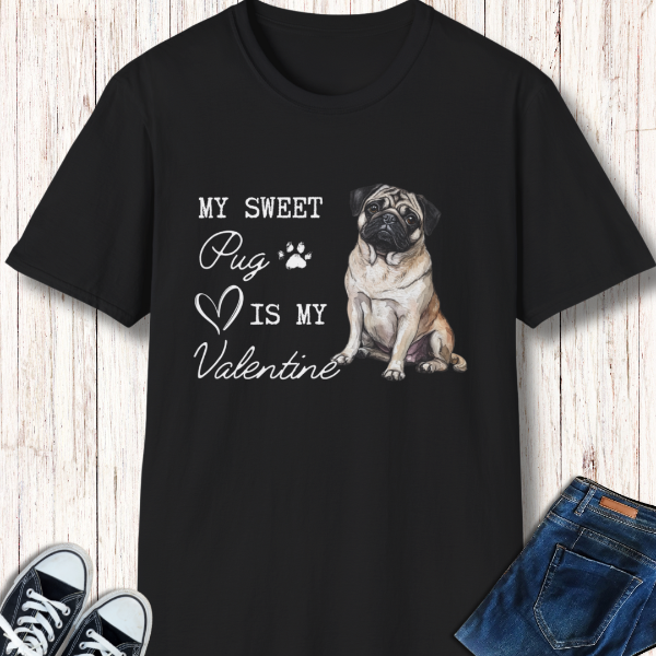 pug valentine's day shirt 