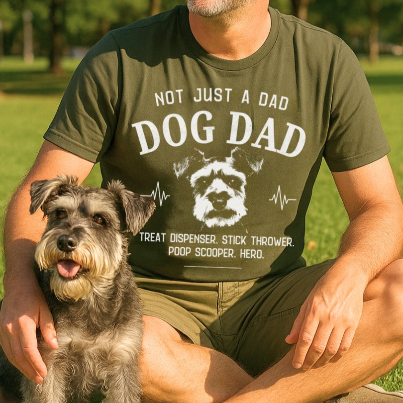 Schnauzer Dog Dad T-shirt