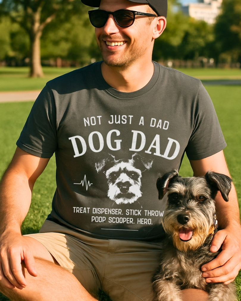 Schnauzer Dog Dad T-shirt