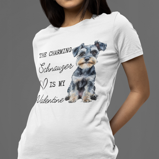 schnauzer valentine shirt