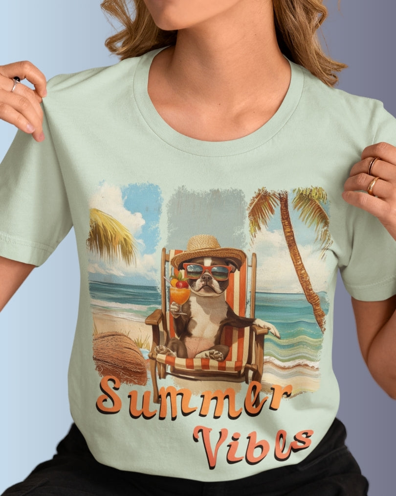 Summer Vibes – Chill Mode Bostie T-Shirt