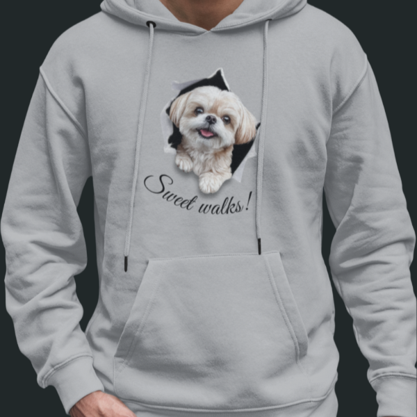 Sweet Walks Maltese Puppy Hoodie