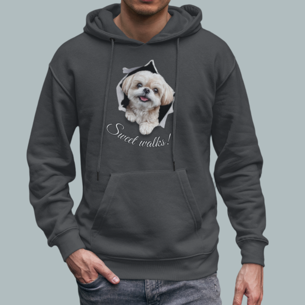 Sweet Walks Maltese Puppy Hoodie