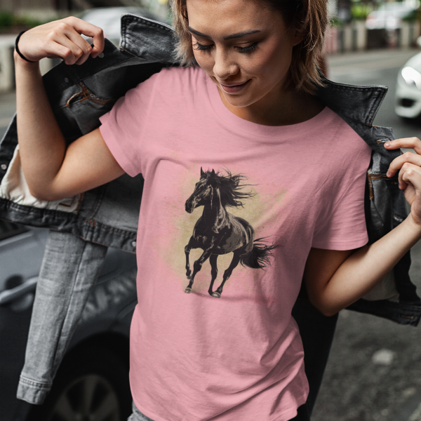 "Horse in the Sand" Unisex Cotton Tee