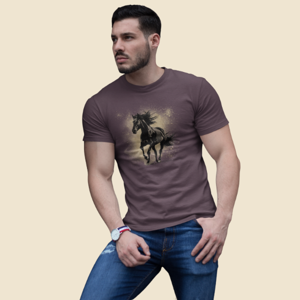 "Horse in the Sand" Unisex Cotton Tee