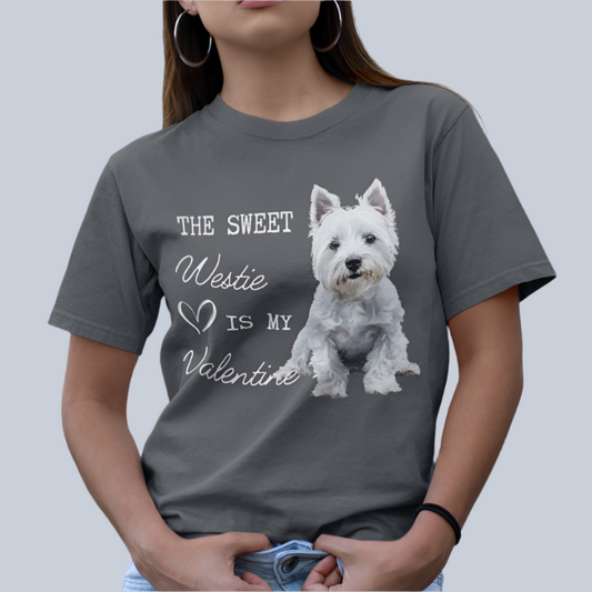 westie valentine shirt